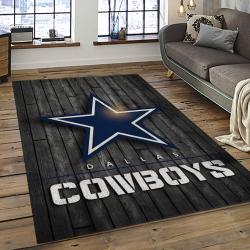 NFL Dallas Cowboy Football Team Logo Sport Carpet Rectangle Area Rug For Living Room DC68