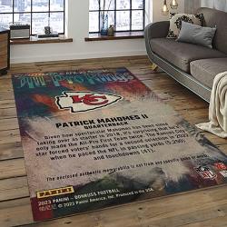 NFL Kansas City Chiefs Football Team Logo Sport Carpet Rectangle Area Rug For Living Room KCC23