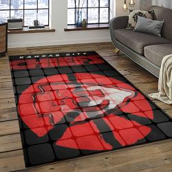 NFL Kansas City Chiefs Football Team Logo Sport Carpet Rectangle Area Rug For Living Room KCC37