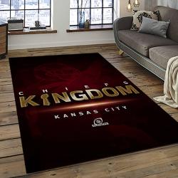 NFL Kansas City Chiefs Football Team Logo Sport Carpet Rectangle Area Rug For Living Room KCC38