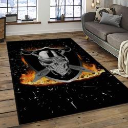 NFL Las Vegas Raiders Football Team Logo Sport Carpet Rectangle Area Rug For Living Room LVRD26