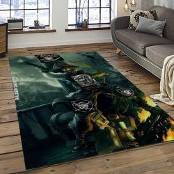 NFL Las Vegas Raiders Football Team Logo Sport Carpet Rectangle Area Rug For Living Room LVRD47