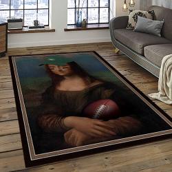 NFL New York Jets Football Team Logo Sport Carpet Rectangle Area Rug For Living Room NYJ01