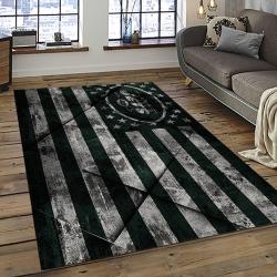 NFL New York Jets Football Team Logo Sport Carpet Rectangle Area Rug For Living Room NYJ35
