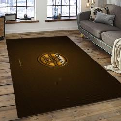 NHL Boston Bruins Hockey Team Logo Sport Carpet Rectangle Area Rug For Living Room BB66