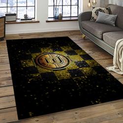 NHL Boston Bruins Hockey Team Logo Sport Carpet Rectangle Area Rug For Living Room BB73