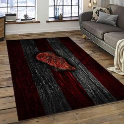 NHL Detroit Red Wings Hockey Team Logo Sport Carpet Rectangle Area Rug For Living Room DRW74