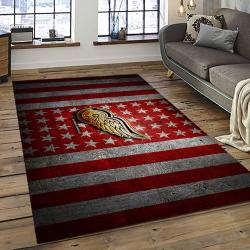 NHL Detroit Red Wings Hockey Team Logo Sport Carpet Rectangle Area Rug For Living Room DRW75