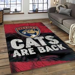 NHL Florida Panthers Hockey Team Logo Sport Carpet Rectangle Area Rug For Living Room FP02