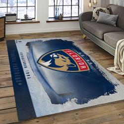 NHL Florida Panthers Hockey Team Logo Sport Carpet Rectangle Area Rug For Living Room FP19