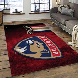 NHL Florida Panthers Hockey Team Logo Sport Carpet Rectangle Area Rug For Living Room FP20