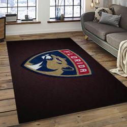 NHL Florida Panthers Hockey Team Logo Sport Carpet Rectangle Area Rug For Living Room FP24