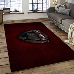 NHL Florida Panthers Hockey Team Logo Sport Carpet Rectangle Area Rug For Living Room FP26