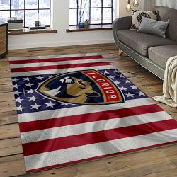 NHL Florida Panthers Hockey Team Logo Sport Carpet Rectangle Area Rug For Living Room FP29