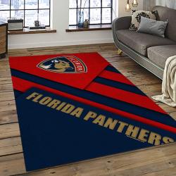 NHL Florida Panthers Hockey Team Logo Sport Carpet Rectangle Area Rug For Living Room FP33