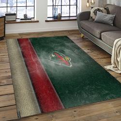 NHL Minnesota Wild Hockey Team Logo Sport Carpet Rectangle Area Rug For Living Room MW19