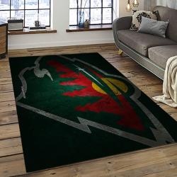 NHL Minnesota Wild Hockey Team Logo Sport Carpet Rectangle Area Rug For Living Room MW46