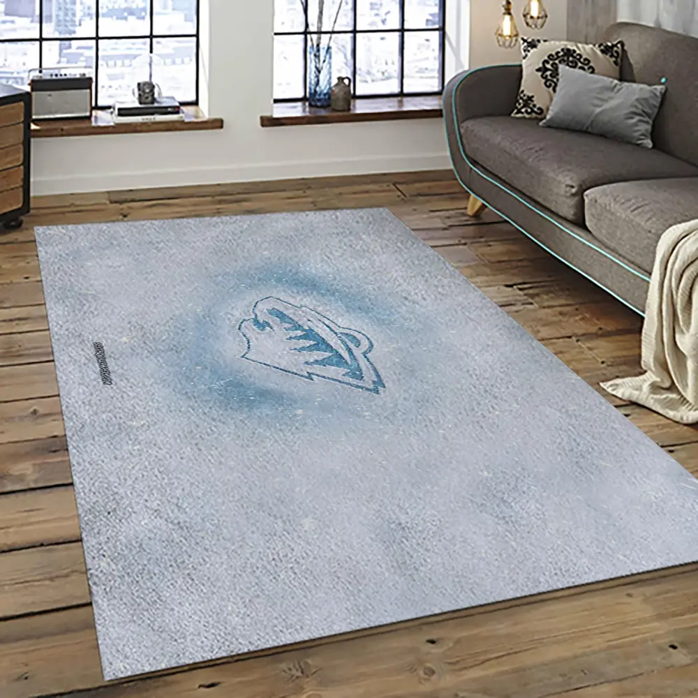 NHL Minnesota Wild Hockey Team Logo Sport Carpet Rectangle Area Rug For Living Room MW51