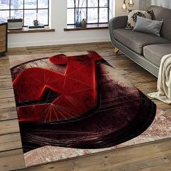 NHL New Jersey Devils Hockey Team Logo Sport Carpet Rectangle Area Rug For Living Room NJD30
