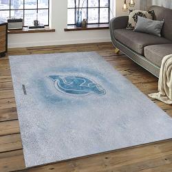 NHL New Jersey Devils Hockey Team Logo Sport Carpet Rectangle Area Rug For Living Room NJD45