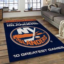 NHL New York Islanders Hockey Team Logo Sport Carpet Rectangle Area Rug For Living Room NYI15