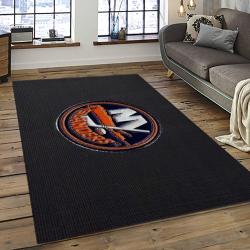 NHL New York Islanders Hockey Team Logo Sport Carpet Rectangle Area Rug For Living Room NYI23