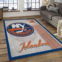 NHL New York Islanders Hockey Team Logo Sport Carpet Rectangle Area Rug For Living Room NYI30