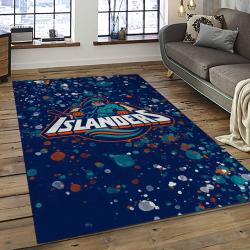 NHL New York Islanders Hockey Team Logo Sport Carpet Rectangle Area Rug For Living Room NYI42