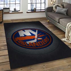 NHL New York Islanders Hockey Team Logo Sport Carpet Rectangle Area Rug For Living Room NYI44