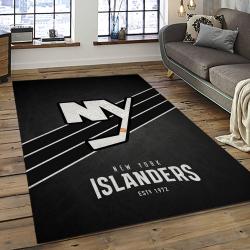 NHL New York Islanders Hockey Team Logo Sport Carpet Rectangle Area Rug For Living Room NYI45