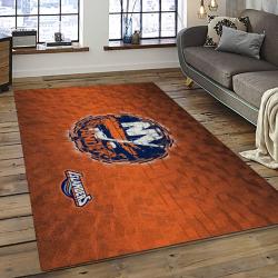 NHL New York Islanders Hockey Team Logo Sport Carpet Rectangle Area Rug For Living Room NYI46