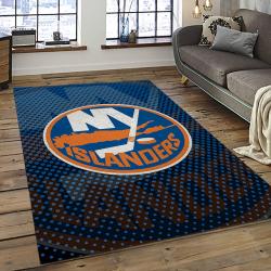 NHL New York Islanders Hockey Team Logo Sport Carpet Rectangle Area Rug For Living Room NYI50
