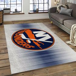 NHL New York Islanders Hockey Team Logo Sport Carpet Rectangle Area Rug For Living Room NYI57