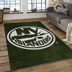 NHL New York Islanders Hockey Team Logo Sport Carpet Rectangle Area Rug For Living Room NYI65