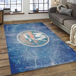 NHL New York Islanders Hockey Team Logo Sport Carpet Rectangle Area Rug For Living Room NYI72