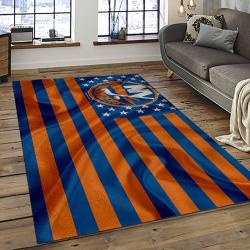 NHL New York Islanders Hockey Team Logo Sport Carpet Rectangle Area Rug For Living Room NYI84