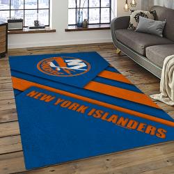 NHL New York Islanders Hockey Team Logo Sport Carpet Rectangle Area Rug For Living Room NYI85