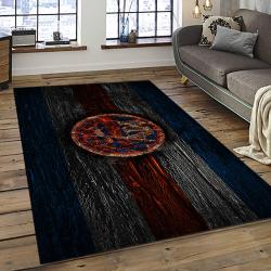 NHL New York Islanders Hockey Team Logo Sport Carpet Rectangle Area Rug For Living Room NYI91