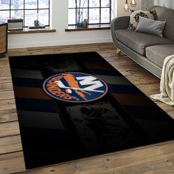NHL New York Islanders Hockey Team Logo Sport Carpet Rectangle Area Rug For Living Room NYI92
