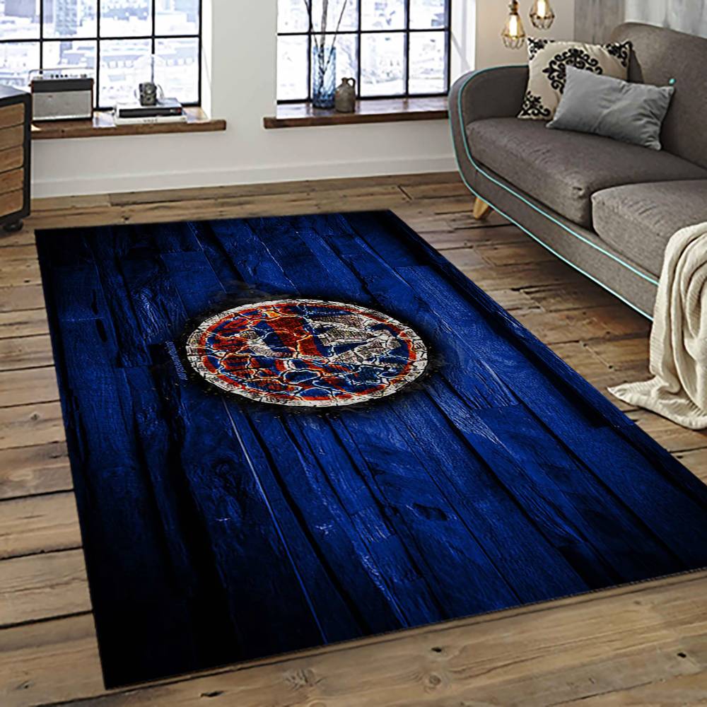 NHL New York Islanders Hockey Team Logo Sport Carpet Rectangle Area Rug For Living Room NYI93