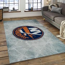 NHL New York Islanders Hockey Team Logo Sport Carpet Rectangle Area Rug For Living Room NYI99