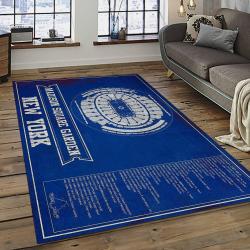 NHL New York Rangers Hockey Team Logo Sport Carpet Rectangle Area Rug For Living Room NYR03