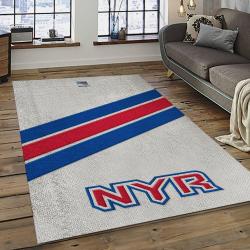 NHL New York Rangers Hockey Team Logo Sport Carpet Rectangle Area Rug For Living Room NYR12
