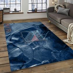 NHL New York Rangers Hockey Team Logo Sport Carpet Rectangle Area Rug For Living Room NYR33