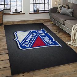 NHL New York Rangers Hockey Team Logo Sport Carpet Rectangle Area Rug For Living Room NYR46