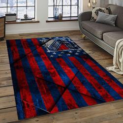 NHL New York Rangers Hockey Team Logo Sport Carpet Rectangle Area Rug For Living Room NYR51