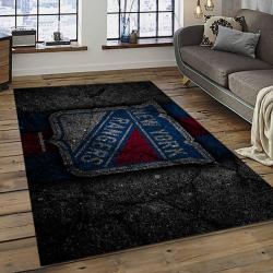 NHL New York Rangers Hockey Team Logo Sport Carpet Rectangle Area Rug For Living Room NYR54