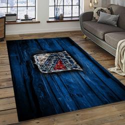 NHL New York Rangers Hockey Team Logo Sport Carpet Rectangle Area Rug For Living Room NYR58