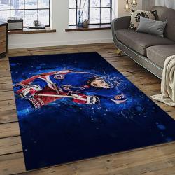 NHL New York Rangers Hockey Team Logo Sport Carpet Rectangle Area Rug For Living Room NYR67