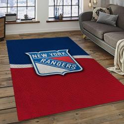 NHL New York Rangers Hockey Team Logo Sport Carpet Rectangle Area Rug For Living Room NYR70